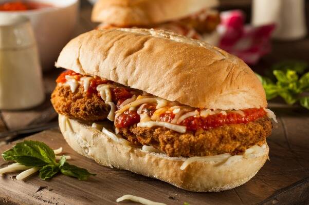 Chicken and wraps